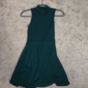 Mock neck dress